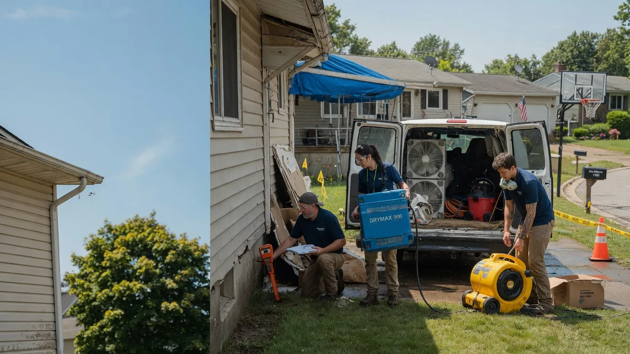 Ceiling Leak Cleanup in Saint Marys, OH near me