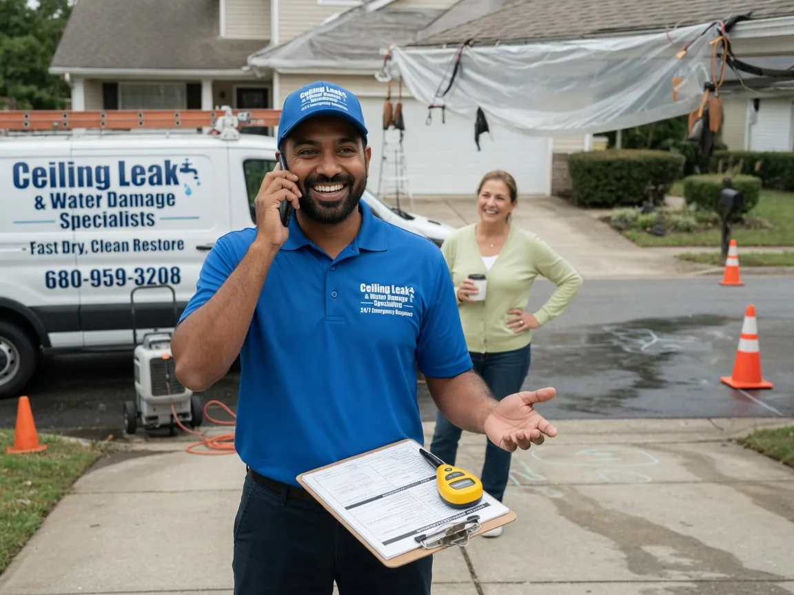 Ceiling Leak Cleanup Saint Marys, OH FAQs